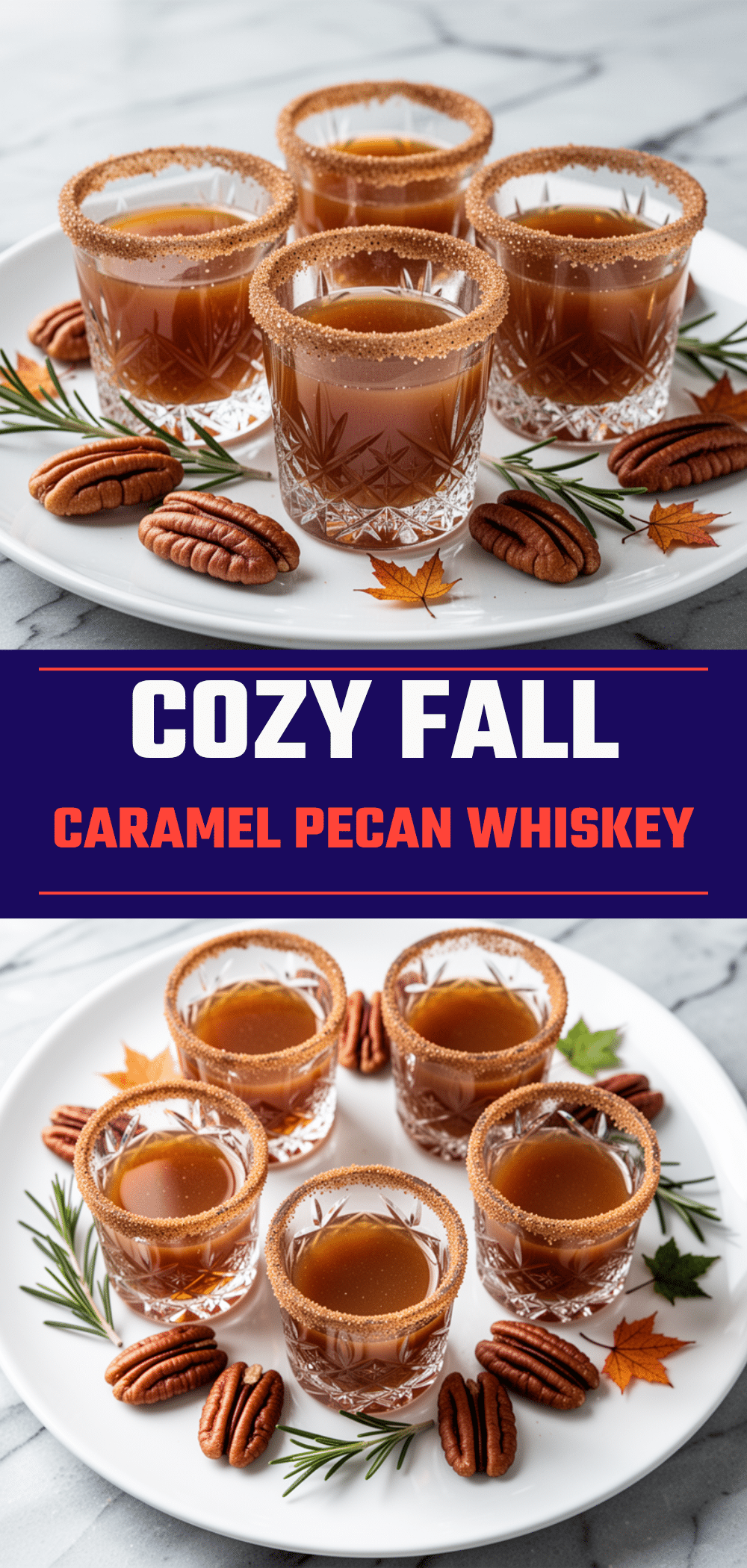 Fall Caramel Pecan Whiskey Shots: Easy Holiday Party Recipe 5 fall caramel pecan whiskey shots recipe