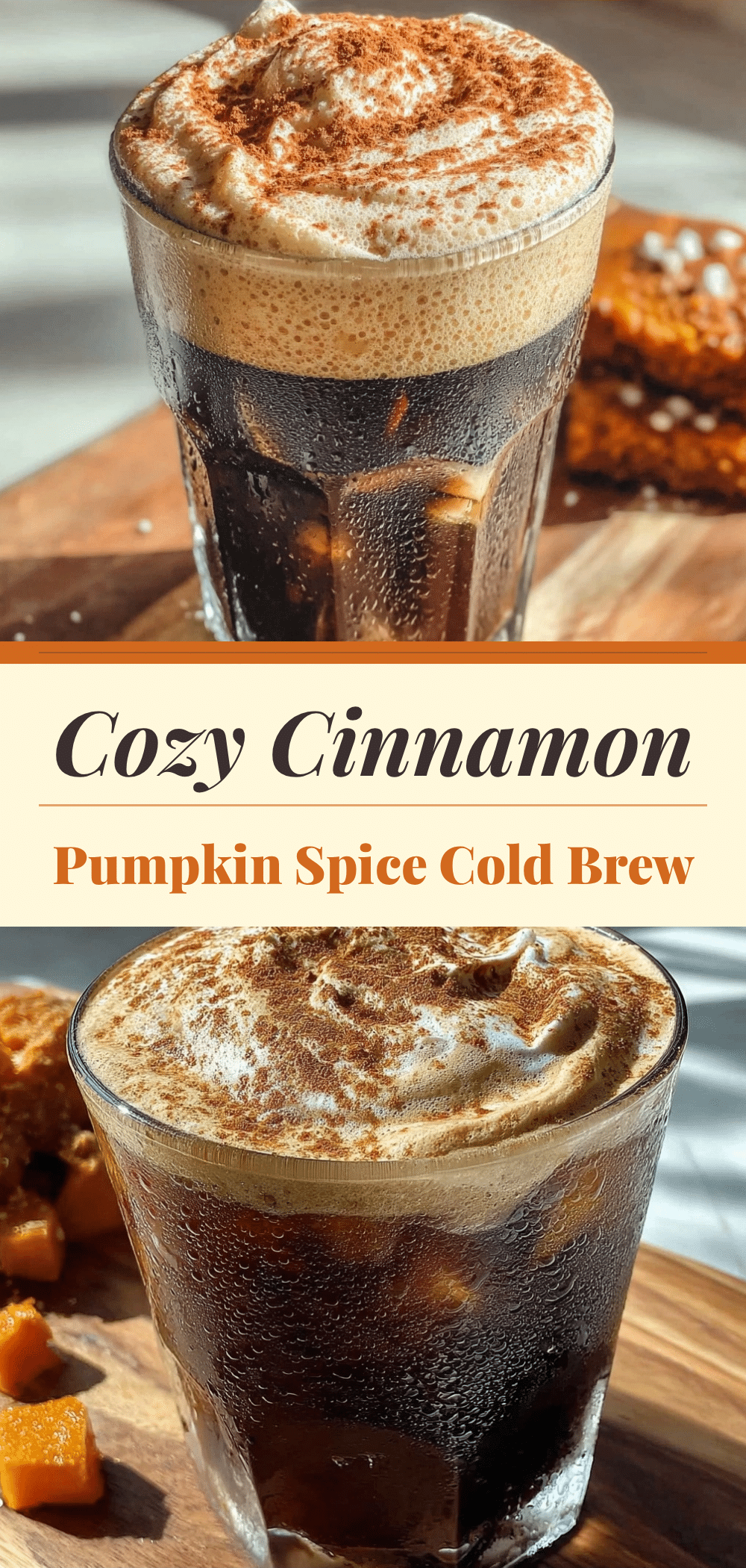 Fall Cinnamon Pumpkin Spice Cold Brew Coffee: 5 Ingredients 5 fall cinnamon pumpkin spice cold brew coffee recipe