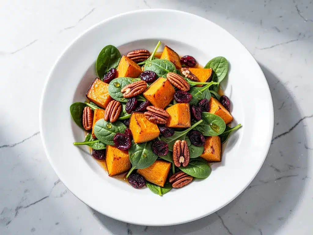 Fall Harvest Salad: Best 3-Ingredient Roasted Squash Recipe 4 fall harvest salad preparation steps