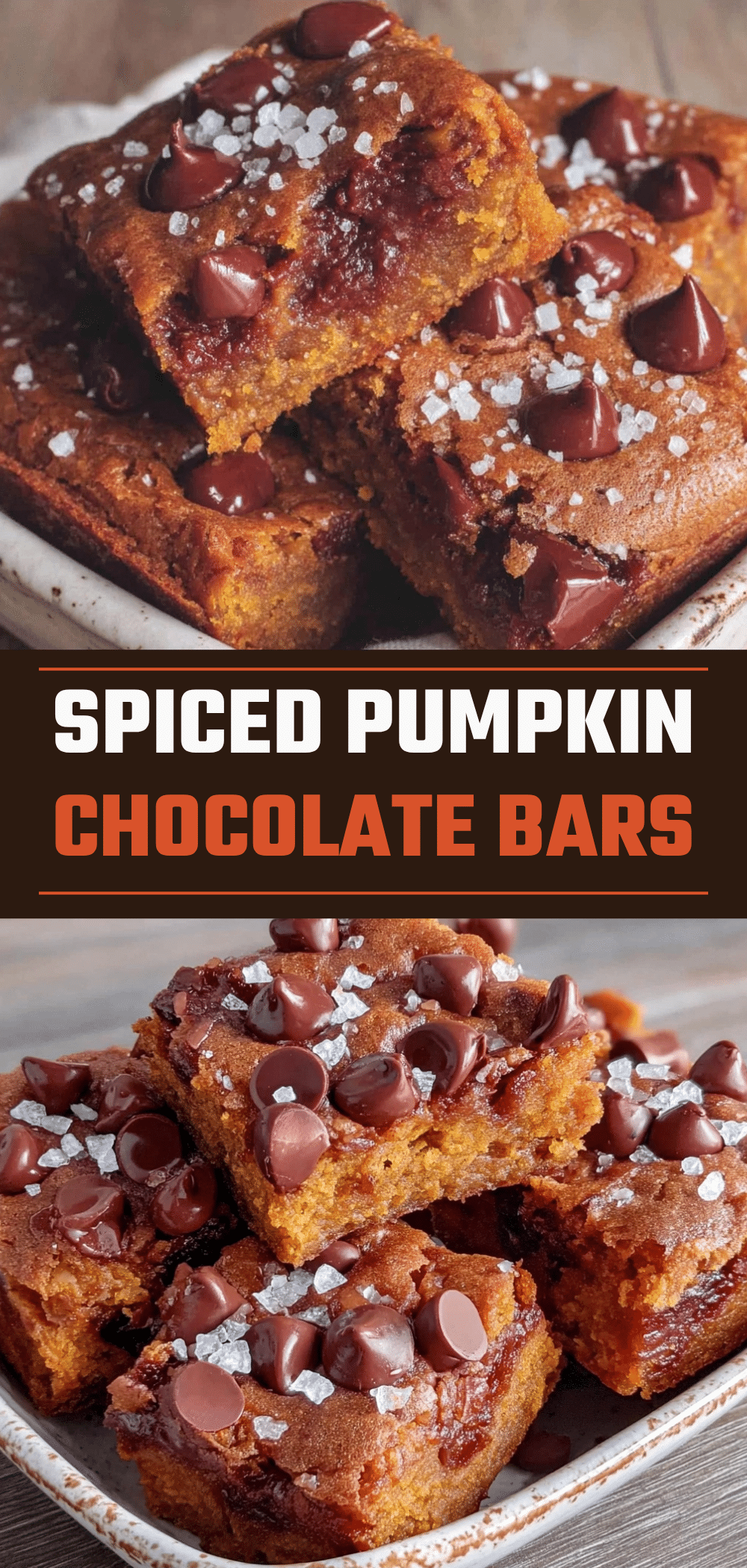 Fall Spiced Pumpkin Chocolate Chip Cookie Bars: Easy Family-Size Batch 5 fall spiced pumpkin chocolate chip cookie bars recipe