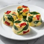 fluffy cottage cheese egg bites - featured image