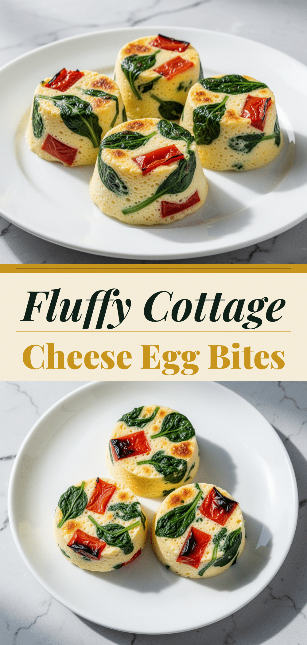 Fluffy Cottage Cheese Egg Bites: 5-Minute Easy Weeknight Dinner 5 fluffy cottage cheese egg bites recipe