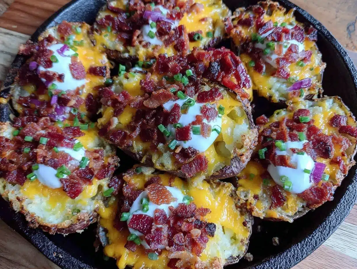 Football Party Loaded Baked Potato Skins: Budget-Friendly & Kid-Approved 4 football party loaded baked potato skins preparation steps