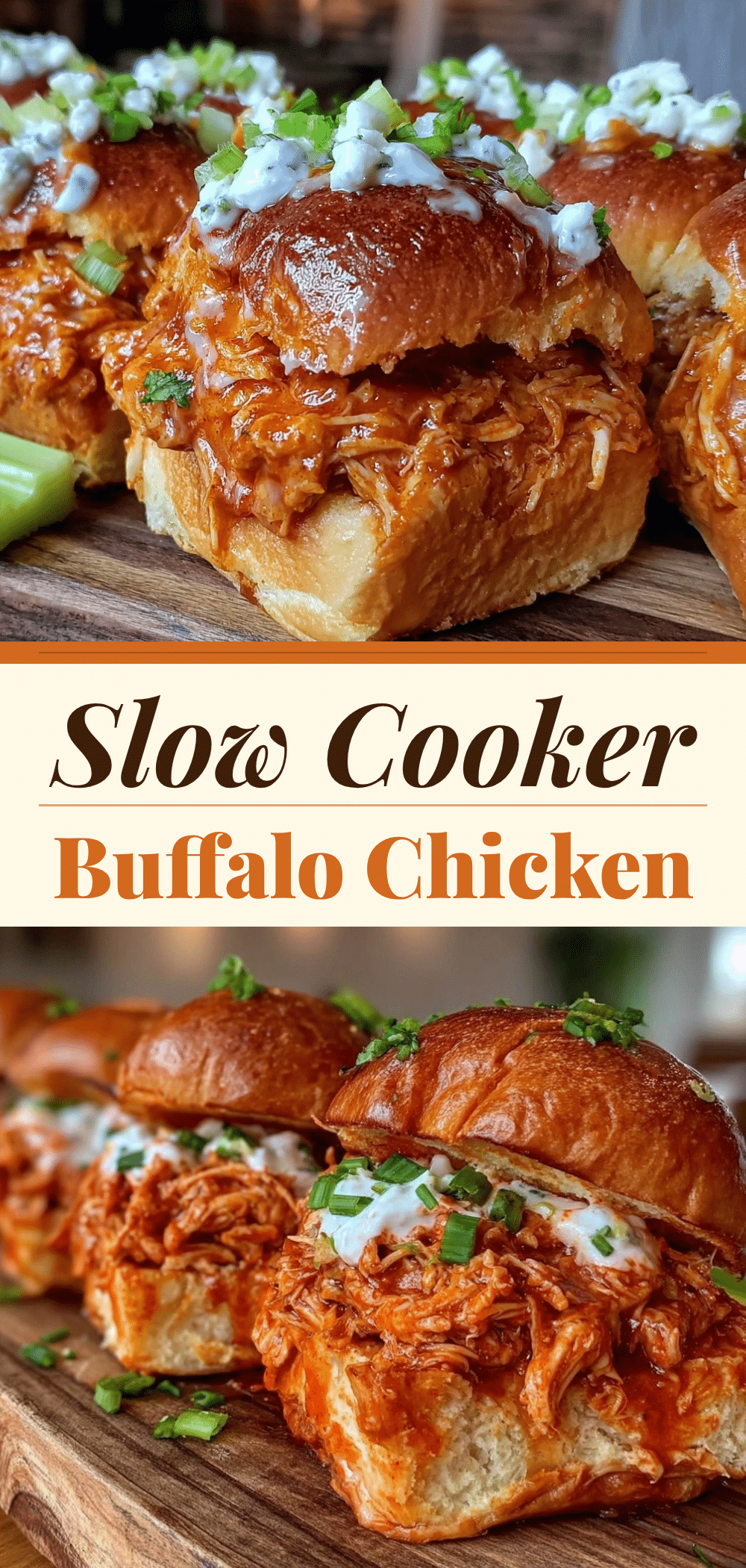 Football Sunday Slow Cooker Buffalo Chicken Sliders 5 football Sunday slow cooker buffalo chicken sliders recipe