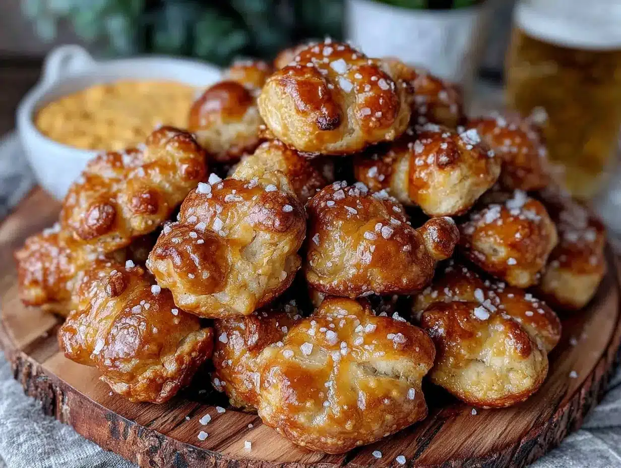 Football Sunday Smoked Beer Cheese Pretzel Bites: Easy Game Day Snack 4 Football Sunday Smoked Beer Cheese Pretzel Bites preparation steps