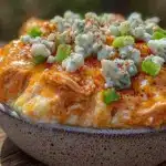 Football Tailgate Buffalo Chicken Dip - featured image