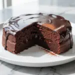 fudgy flourless chocolate torte - featured image