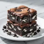 fudgy oreo brookie bars - featured image