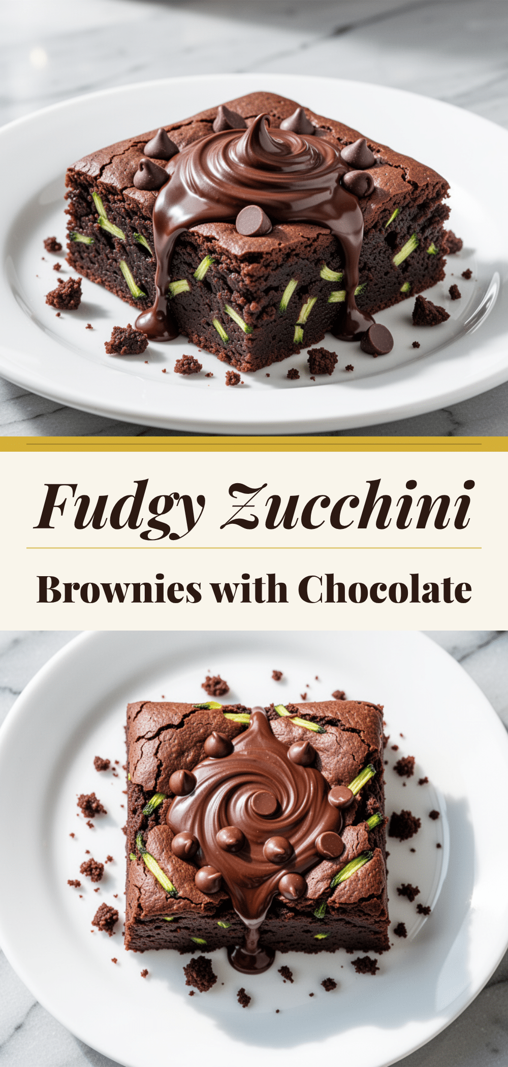 Fudgy Zucchini Chocolate Brownies: Easy 5-Ingredient Recipe 5 fudgy zucchini chocolate brownies recipe