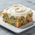Gooey Cake Mix Funfetti Cookie Bars - featured image