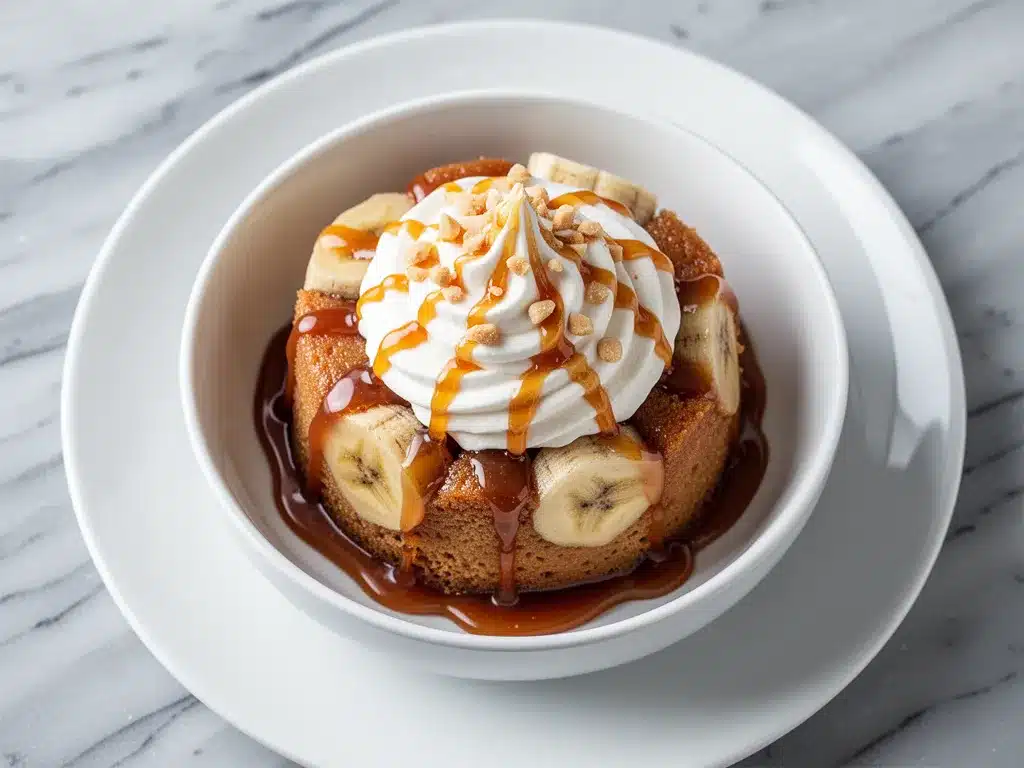 Gooey Sticky Toffee Banana Pudding Cake: Best Easy Dessert 4 gooey sticky toffee banana pudding cake preparation steps