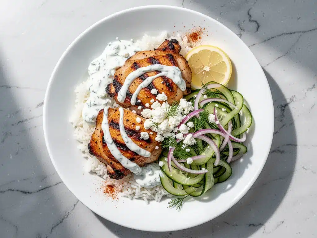 Greek Chicken Bowls: Easy Meal Prep Recipe 4 greek chicken bowl preparation steps