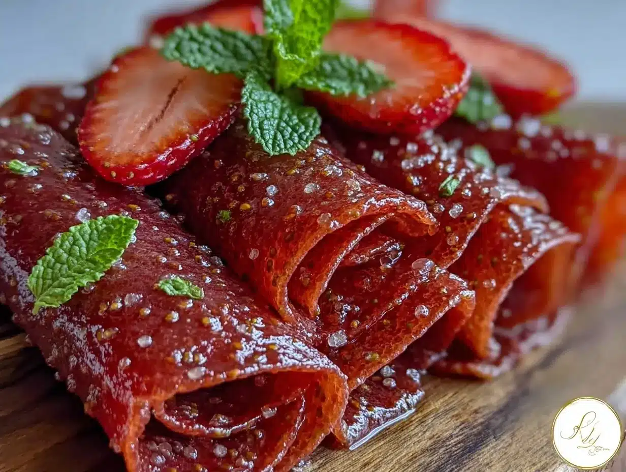Homemade Strawberry Fruit Roll-Ups: 5-Min Easy Kids Snack 4 homemade strawberry fruit roll-ups preparation steps