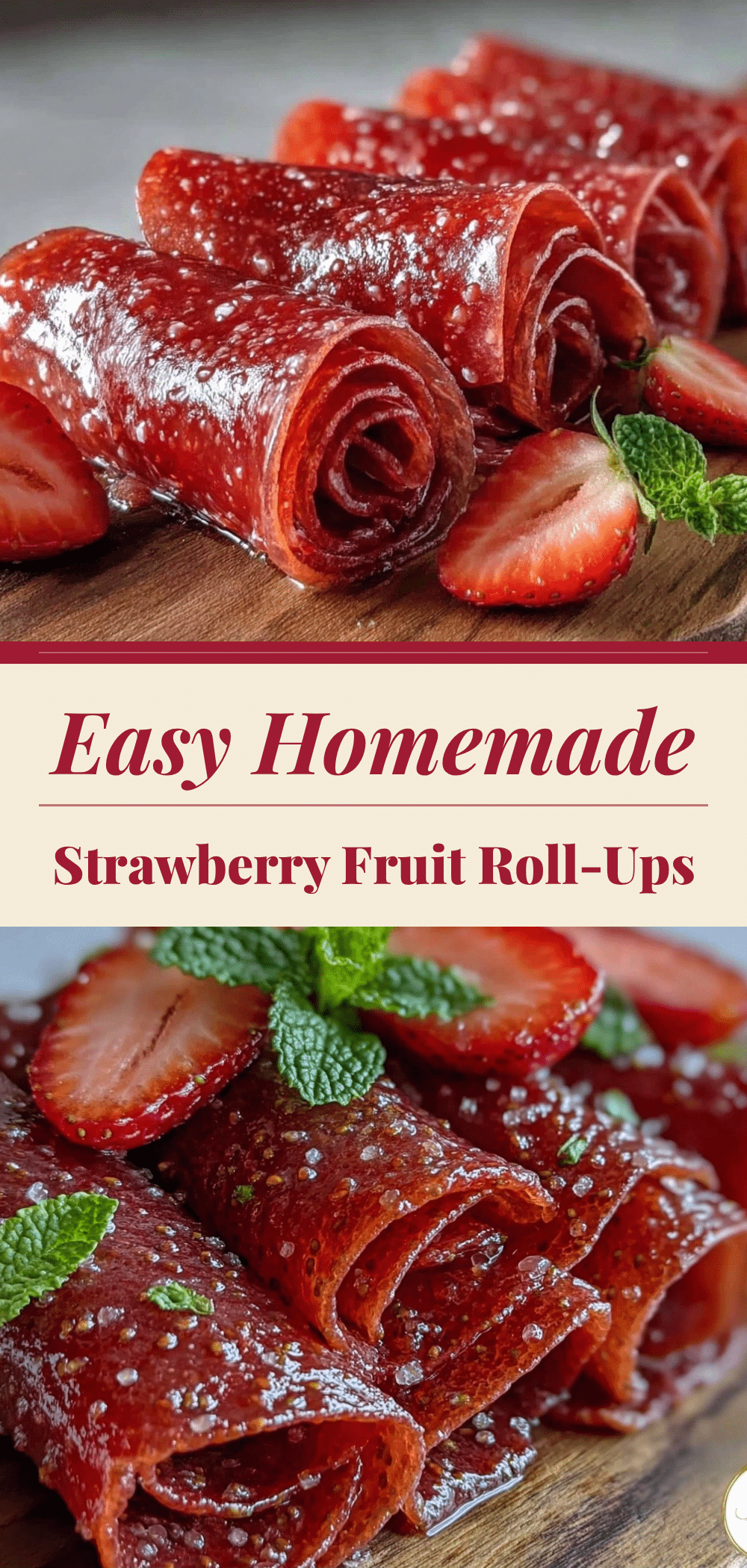 Homemade Strawberry Fruit Roll-Ups: 5-Min Easy Kids Snack 5 homemade strawberry fruit roll-ups recipe