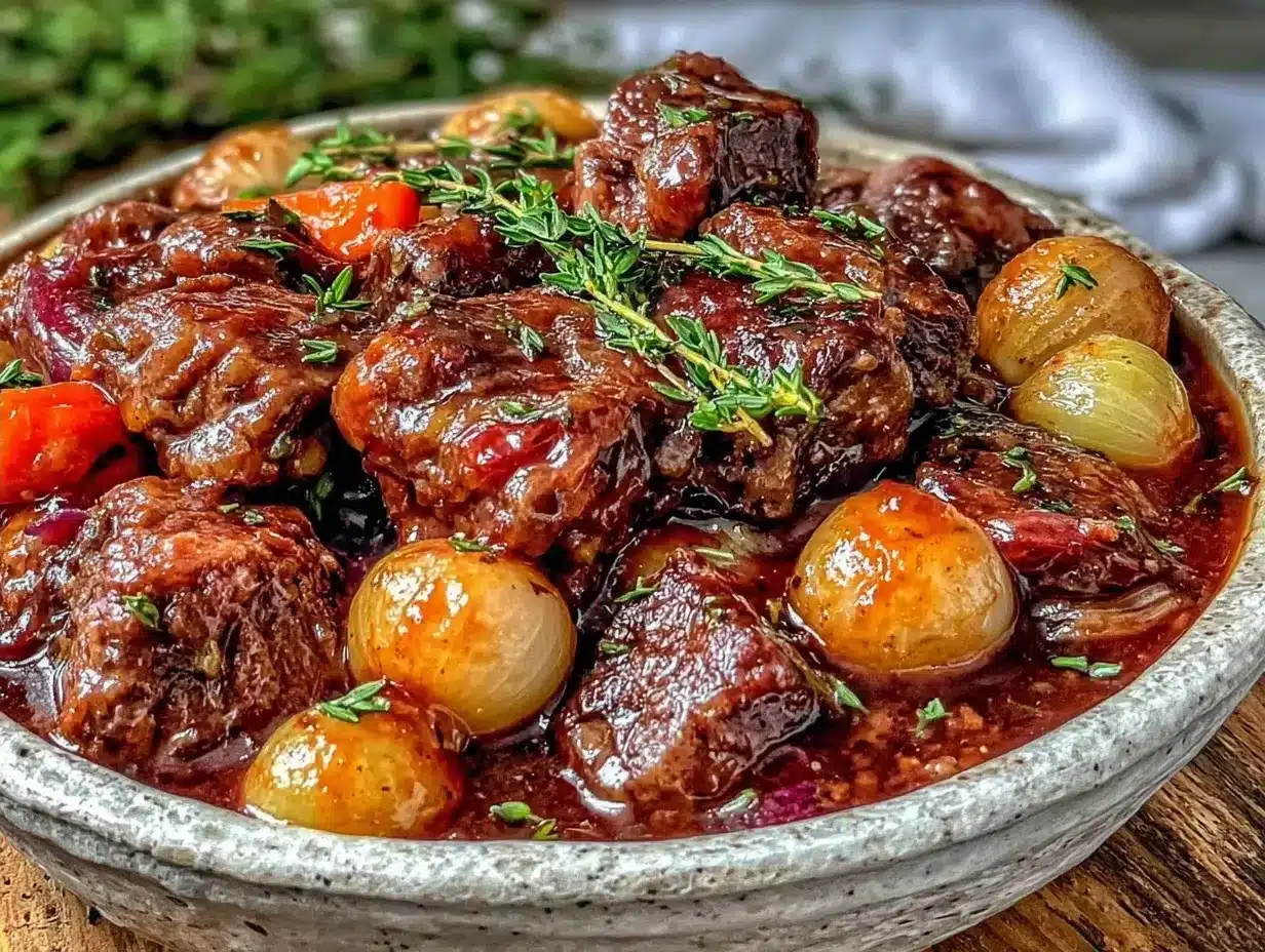 Instant Pot Beef Bourguignon: Easy Family Meal 4 Instant Pot beef bourguignon preparation steps