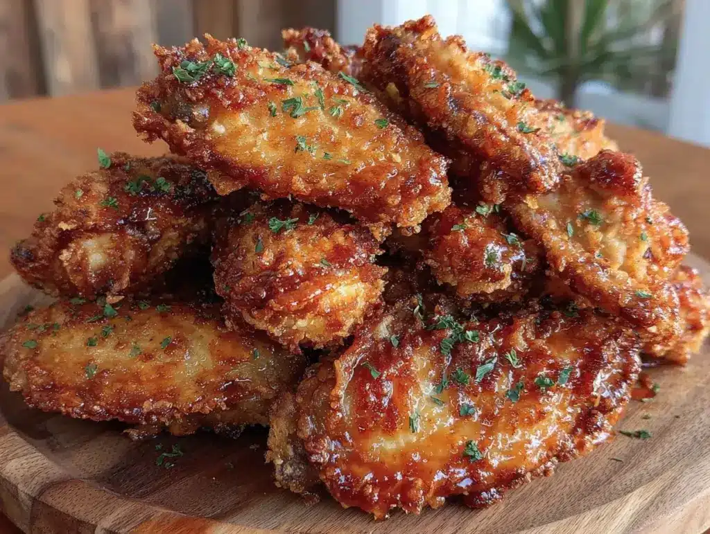 keto crispy air fryer chicken wings - featured image