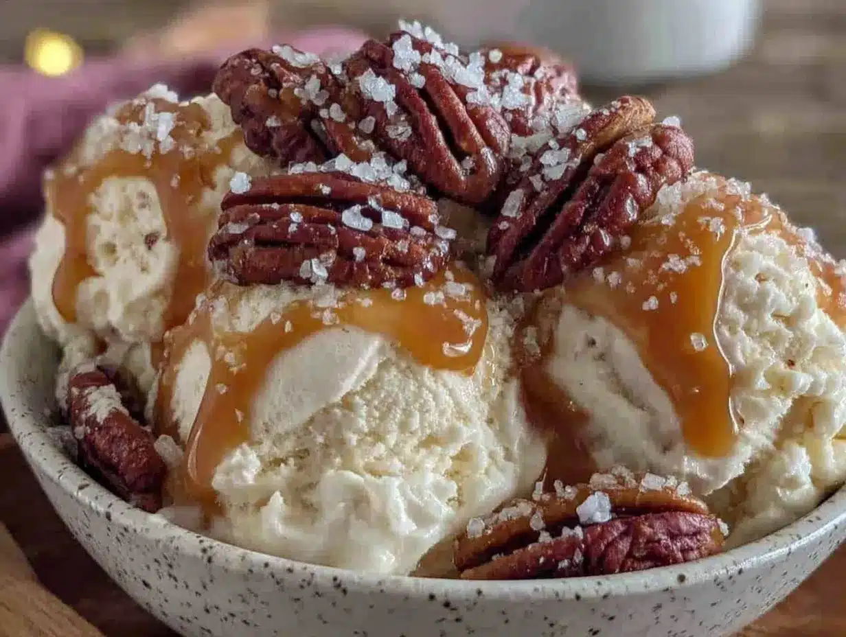 Keto No-Churn Salted Caramel Ice Cream with Pecans: Budget-Friendly Family Treat 4 keto no-churn salted caramel ice cream with pecans preparation steps