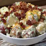 Labor Day Bacon Ranch Potato Salad - featured image