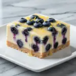 lemon blueberry cheesecake bars - featured image