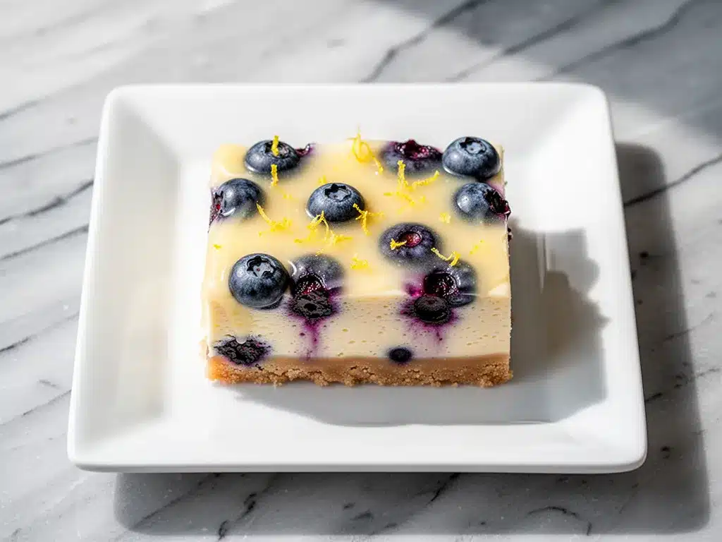 Ultra-Creamy Lemon Blueberry Cheesecake Bars: Easy Weeknight Treat 4 lemon blueberry cheesecake bars preparation steps