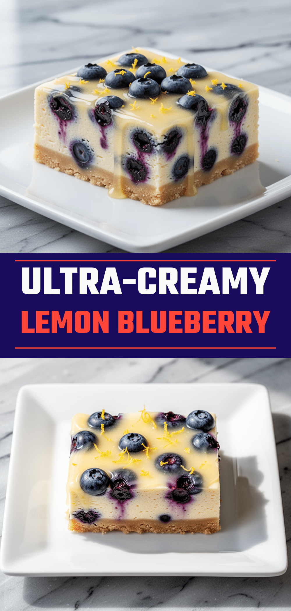 Ultra-Creamy Lemon Blueberry Cheesecake Bars: Easy Weeknight Treat 5 lemon blueberry cheesecake bars recipe