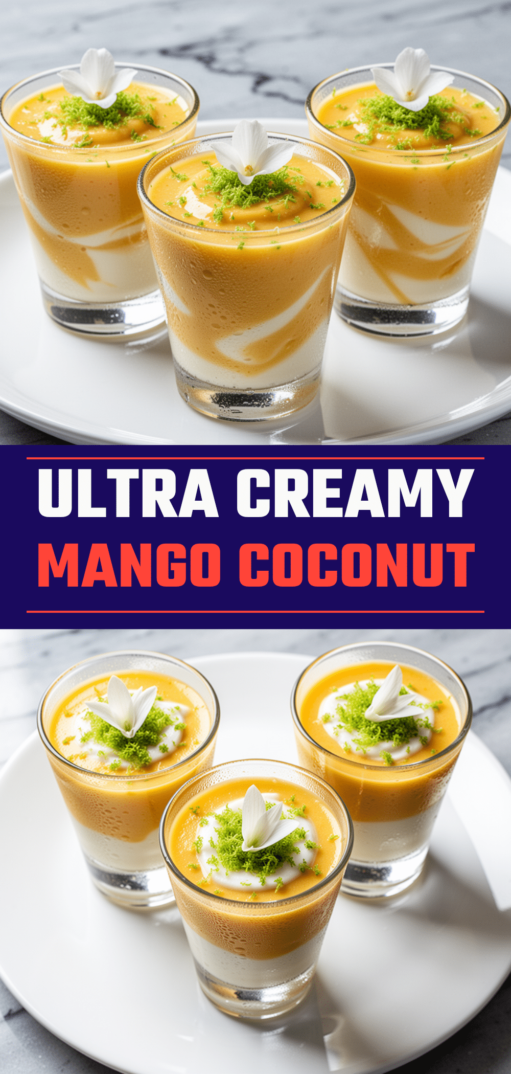 Ultra-Creamy Mango Coconut Panna Cotta Cups: 5-Min Dessert 5 mango coconut panna cotta recipe