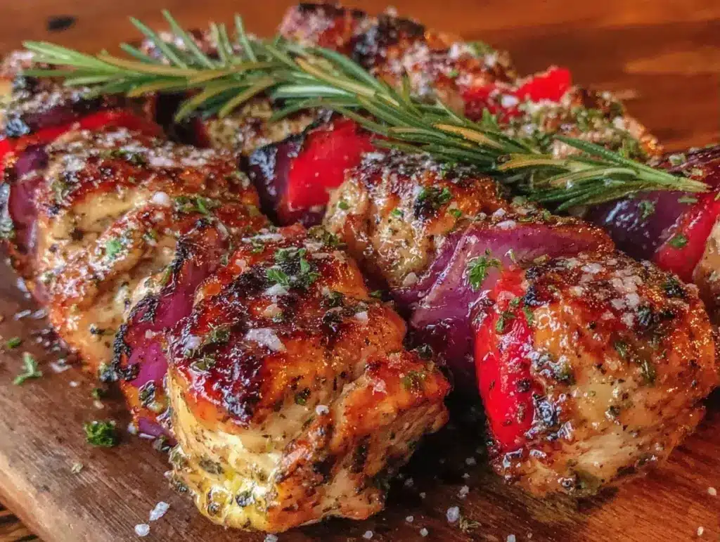 Mediterranean Lemon Herb Grilled Chicken Skewers - featured image