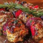 Mediterranean Lemon Herb Grilled Chicken Skewers - featured image