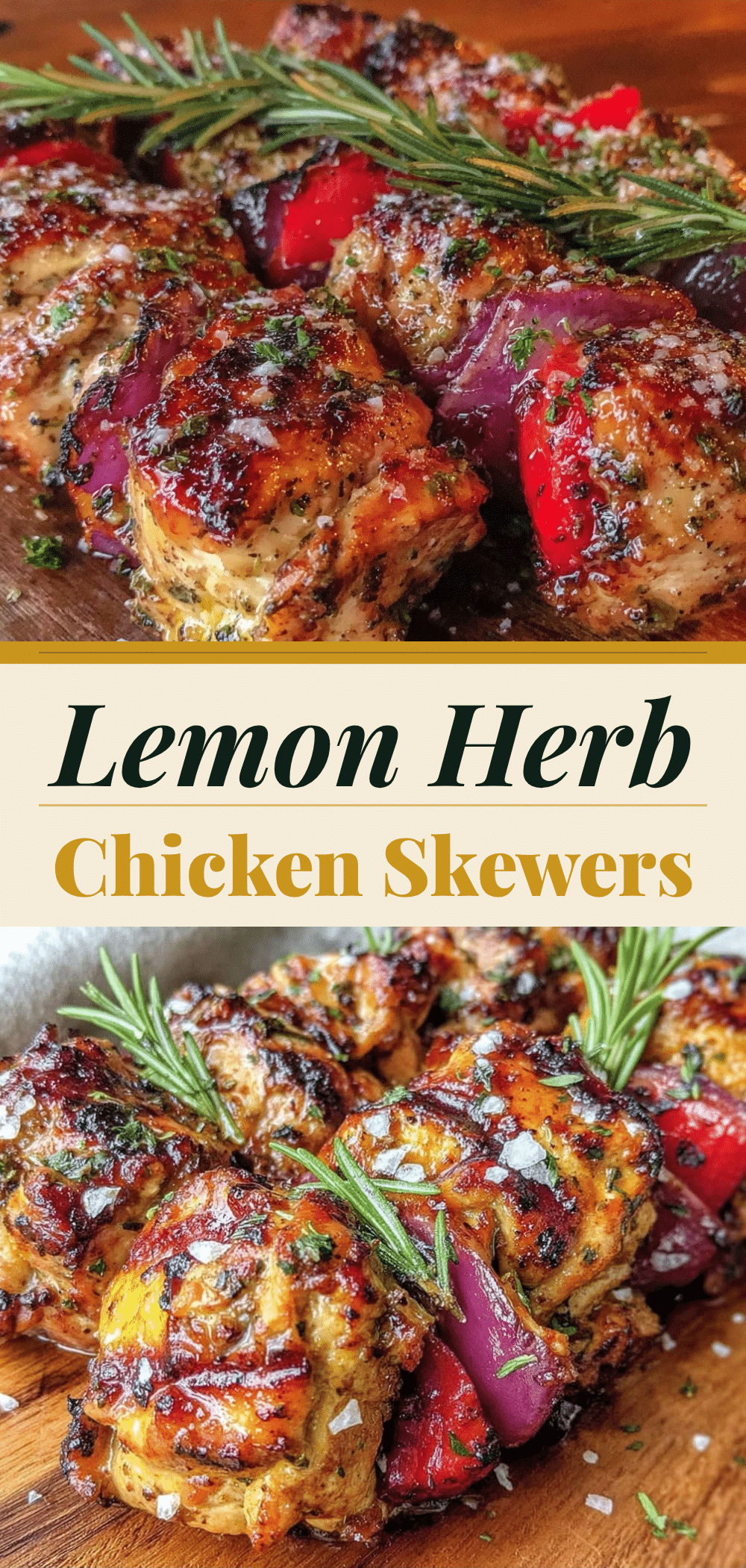 Mediterranean Lemon Herb Grilled Chicken Skewers: Cheap Family Dinner 5 Mediterranean Lemon Herb Grilled Chicken Skewers recipe