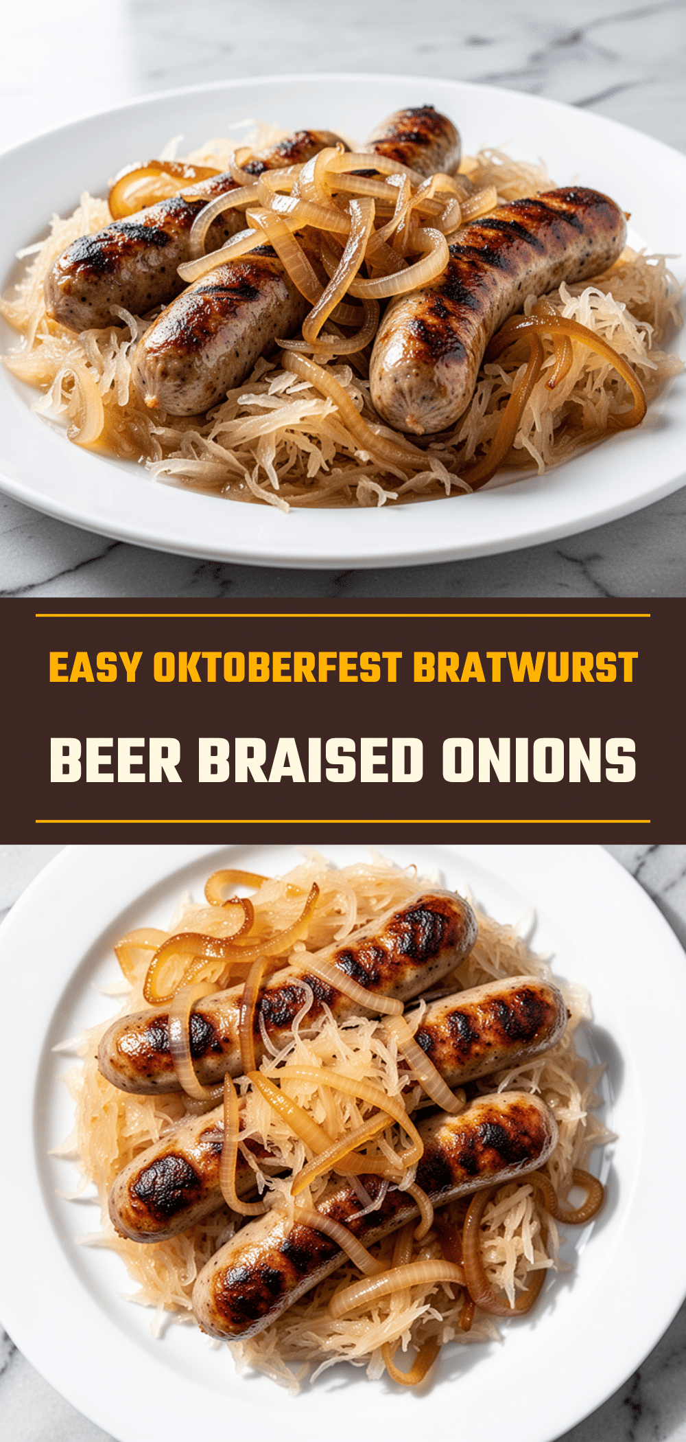 Oktoberfest Slow Cooker Bratwurst: Easy German Beer Braised Onions 5 Oktoberfest Slow Cooker Bratwurst recipe