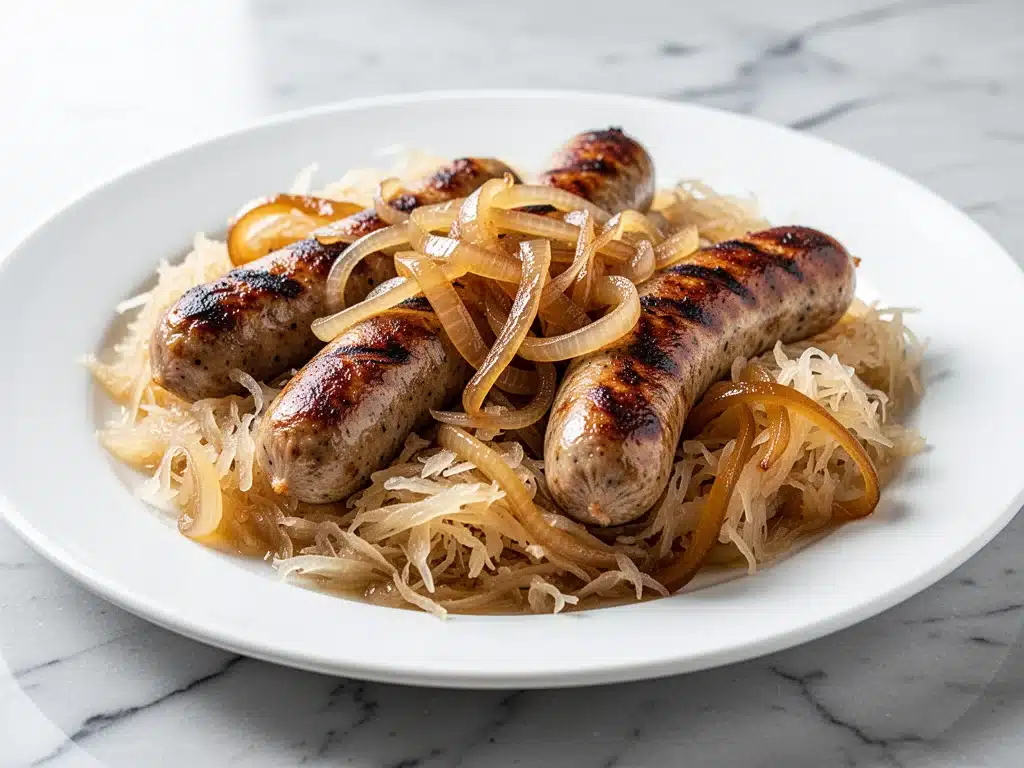 Oktoberfest Slow Cooker Bratwurst - featured image
