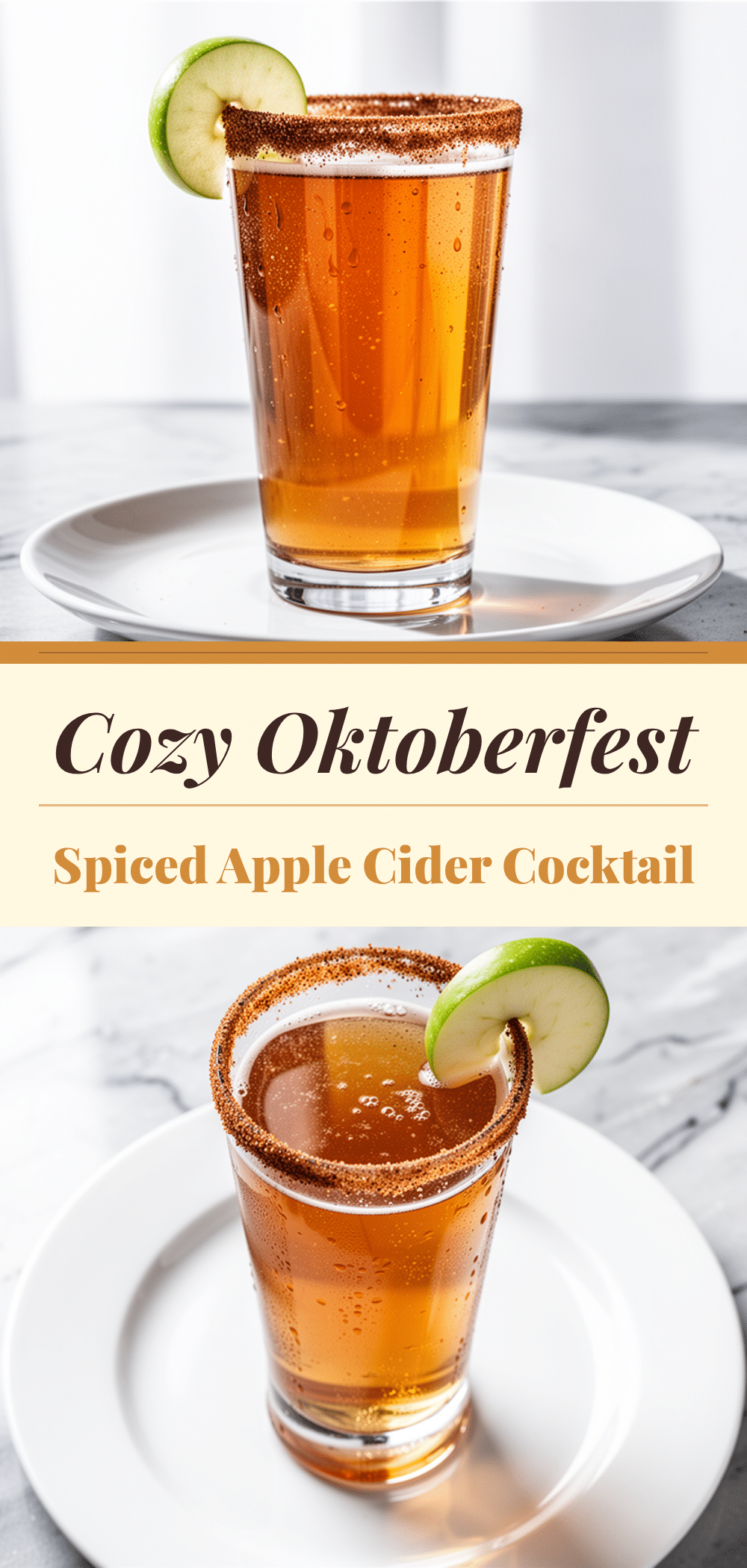Oktoberfest Spiced Apple Cider Beer Cocktail: Best Fall Drink 5 Oktoberfest Spiced Apple Cider Beer Cocktail recipe