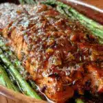 one pan honey garlic salmon - featured image