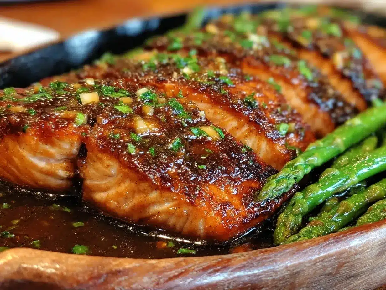 One-Pan Honey Garlic Salmon: 30-Minute Budget-Family Dinner 4 one pan honey garlic salmon preparation steps
