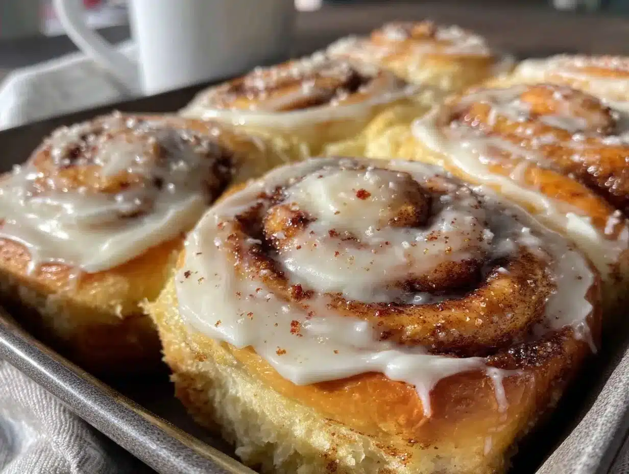 Overnight Cinnamon Rolls: Easy Make-Ahead Breakfast 4 overnight cinnamon rolls preparation steps