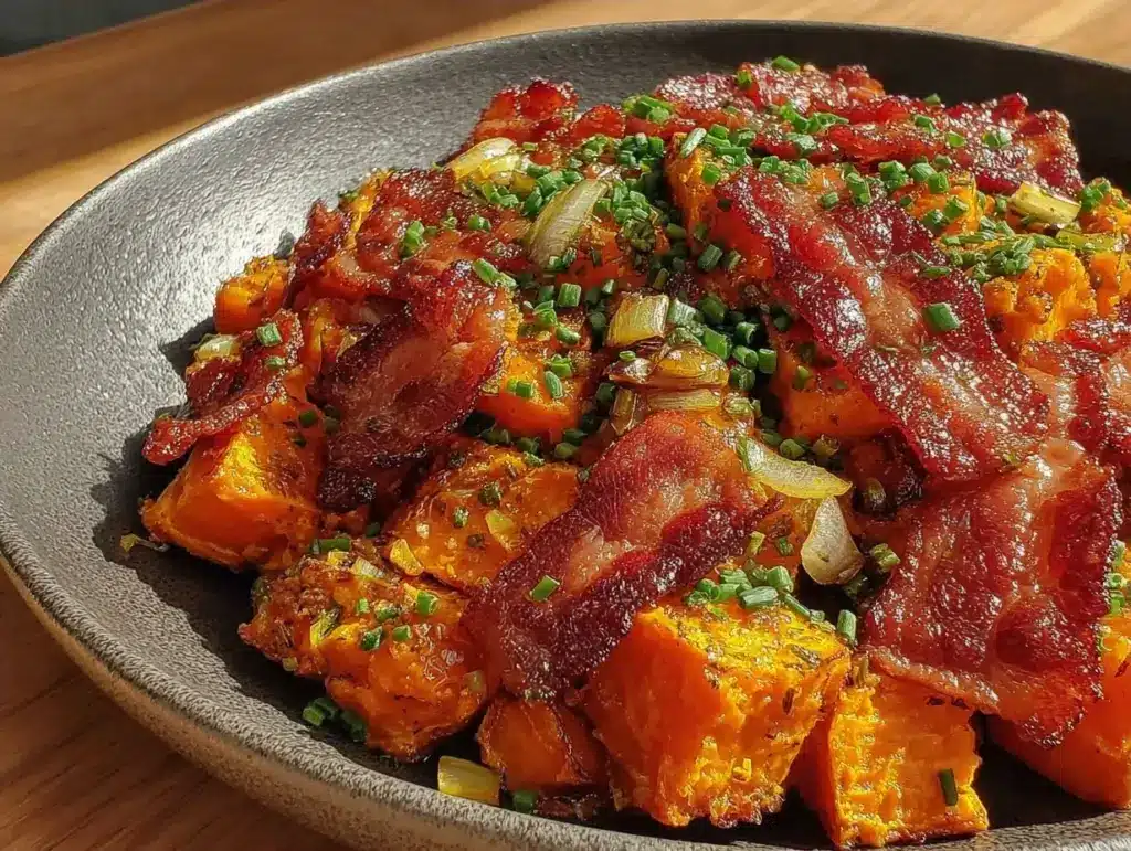 paleo sweet potato breakfast hash - featured image