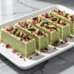pistachio cardamom kulfi bars - featured image
