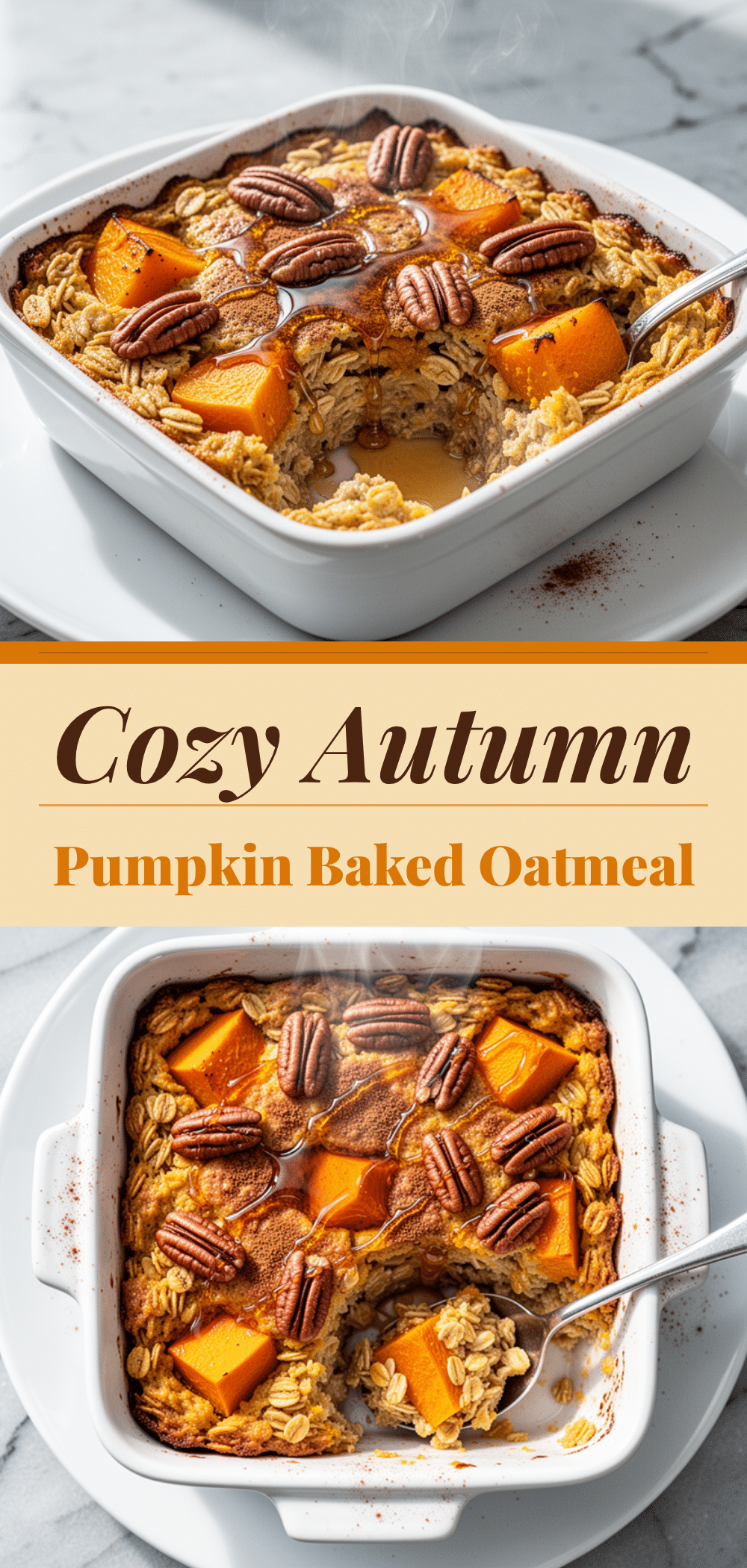 Autumn Pumpkin Baked Oatmeal: 5-Ingredient Family Breakfast 5 pumpkin baked oatmeal recipe