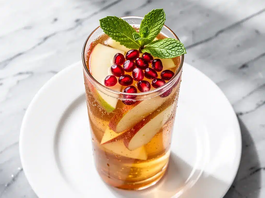 Rosh Hashanah Apple Cider Spritzer: Easy Holiday Drink 4 Rosh Hashanah Apple Cider Spritzer preparation steps
