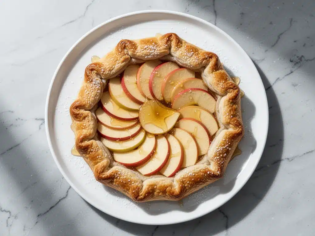 Rosh Hashanah Apple Honey Galette: 5-Step Flaky Crust 4 Rosh Hashanah Apple Honey Galette preparation steps