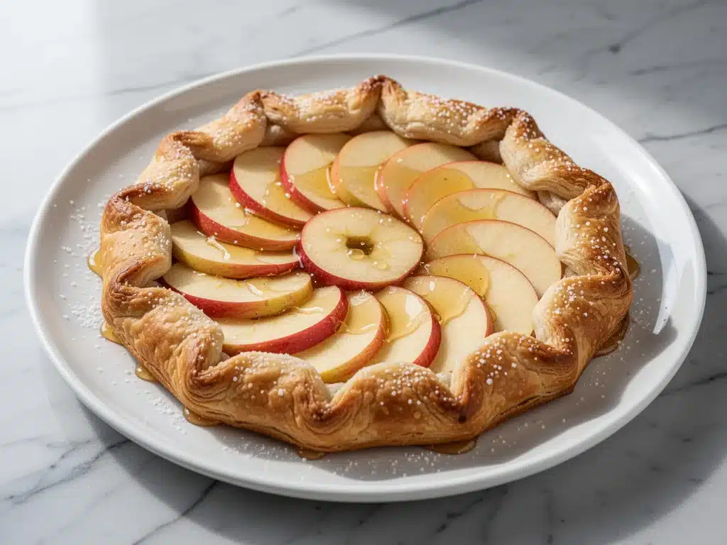 Rosh Hashanah Apple Honey Galette - featured image
