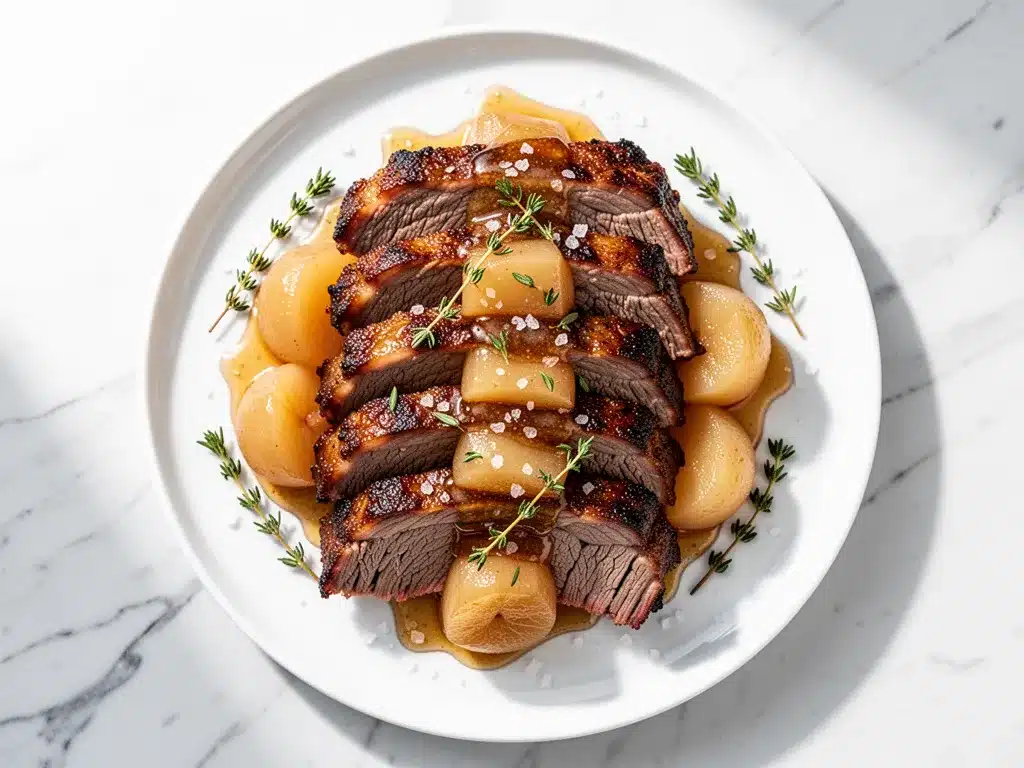 Rosh Hashanah Slow Cooker Brisket: Best Holiday Recipe 4 Rosh Hashanah Slow Cooker Brisket preparation steps