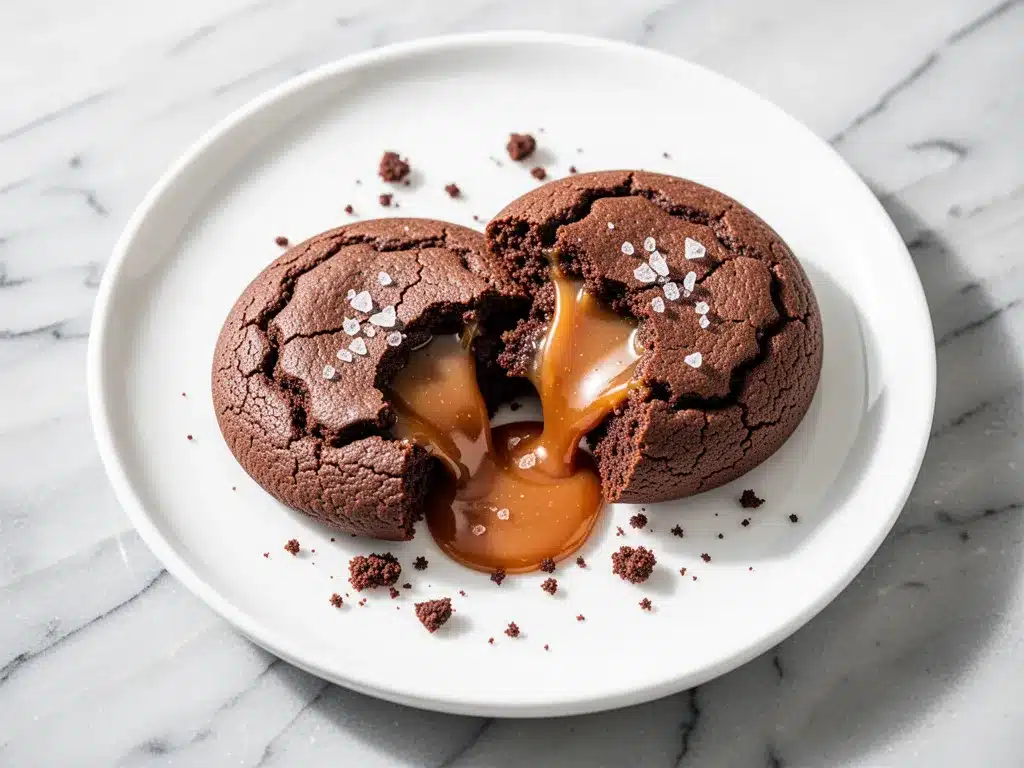 Salted Caramel Chocolate Cookies: Best Easy Recipe 4 salted caramel chocolate cookies preparation steps