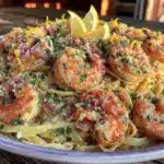 shrimp scampi pasta - featured image