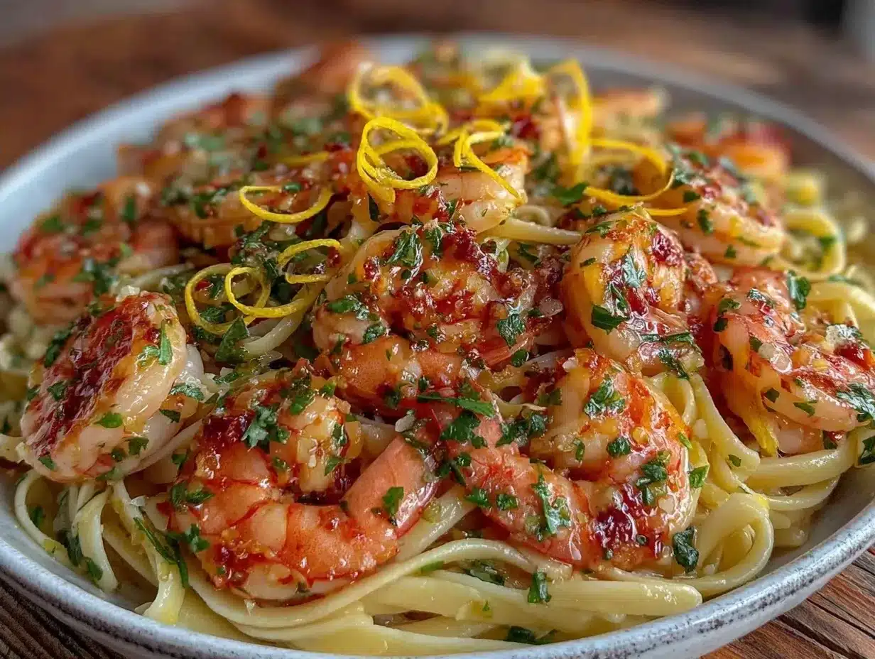 Restaurant-Style Shrimp Scampi Pasta: 5 Easy Budget-Friendly Weeknight Dinner 4 shrimp scampi pasta preparation steps