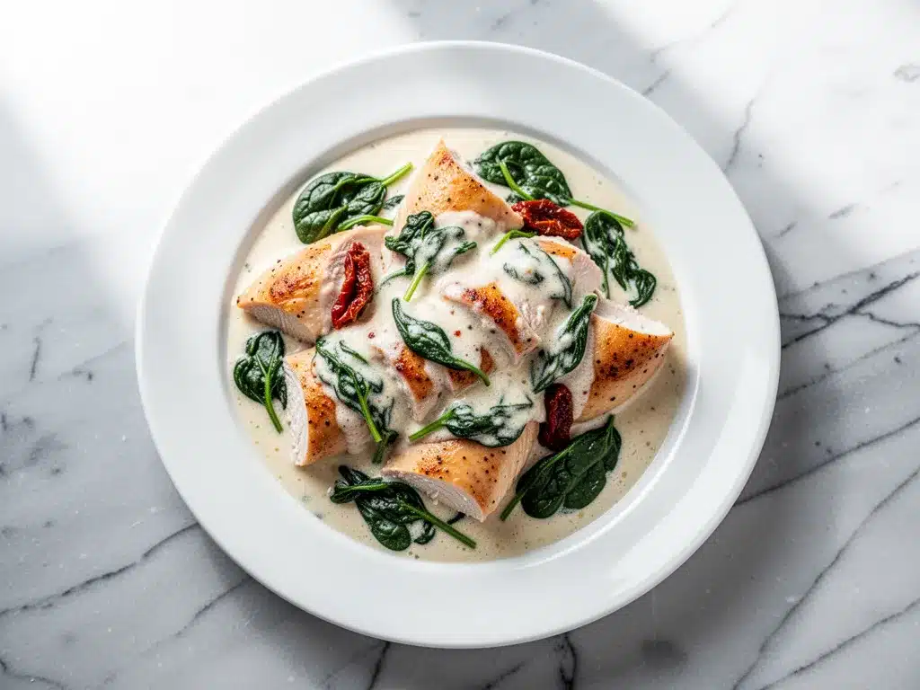 Slow Cooker Creamy Tuscan Chicken: 5-Ingredient Dinner 4 slow cooker creamy Tuscan chicken preparation steps