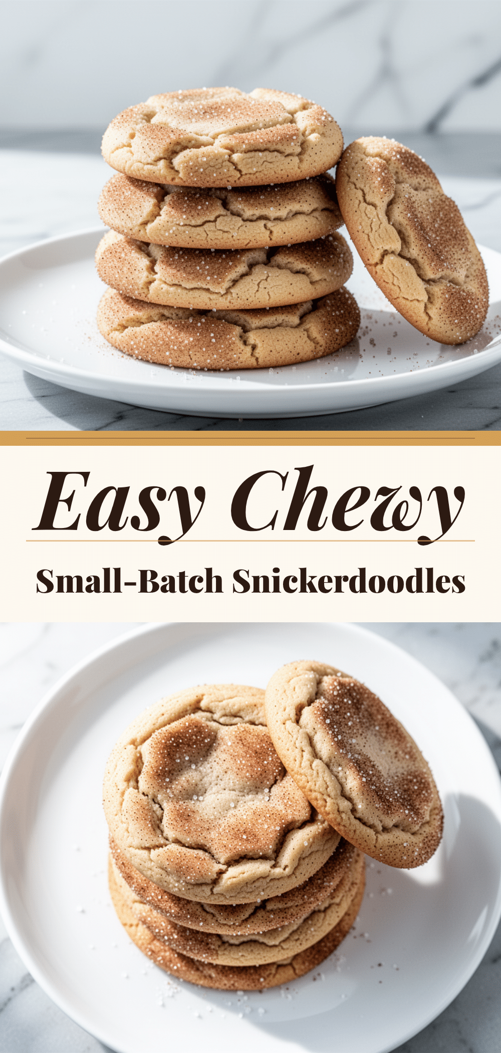 Small-Batch Snickerdoodles: 5-Ingredient Easy Recipe 5 small-batch snickerdoodles recipe