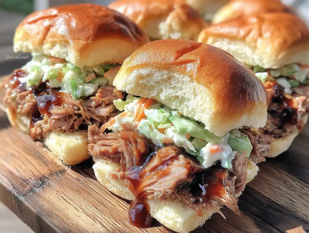 Smoked Pulled Pork Sliders: 5-Ingredient Budget Dinner 4 smoked pulled pork sliders preparation steps