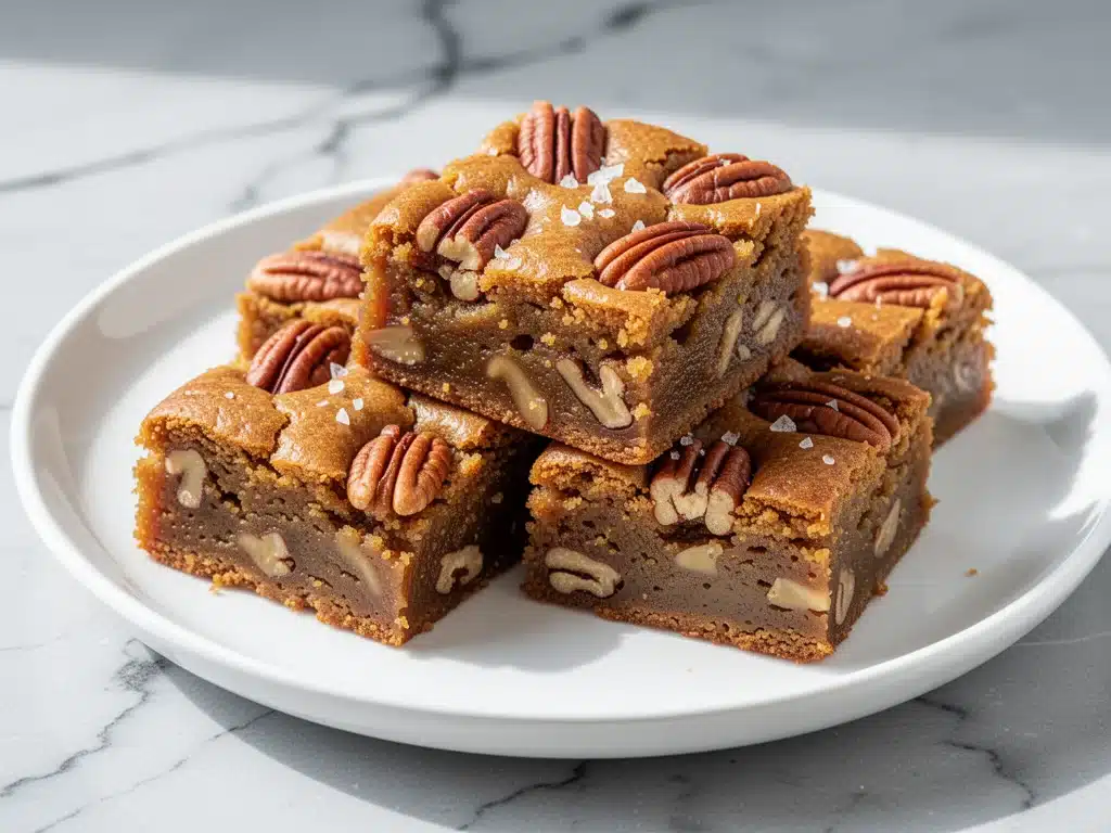 sourdough discard blondies - featured image