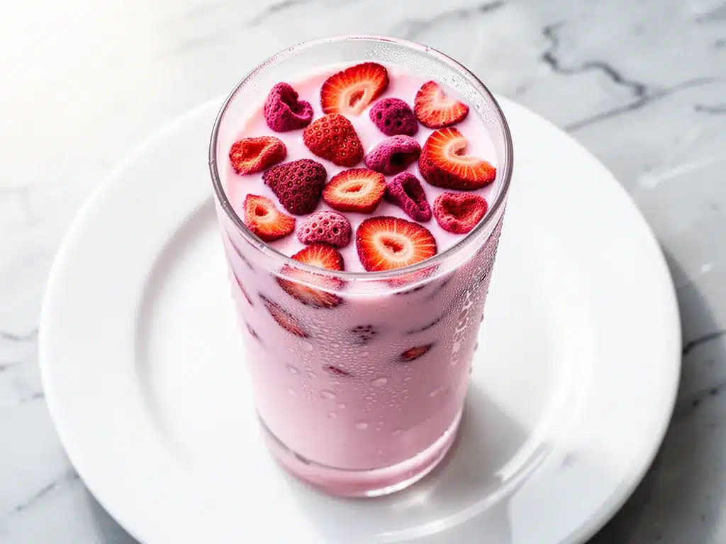 Strawberry Pink Drink Copycat: Easy Summer Drink 4 Strawberry Pink Drink copycat preparation steps
